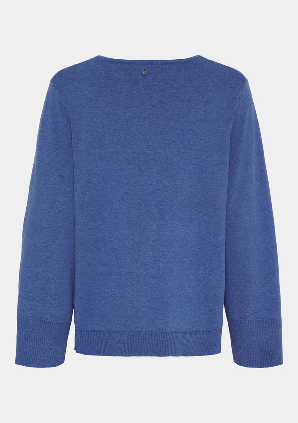 I SAY Frigga New Knit Knitwear 602 Blue