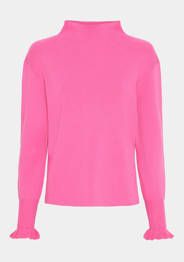 I SAY Frigga New Pullover Knitwear 515 Hot pink