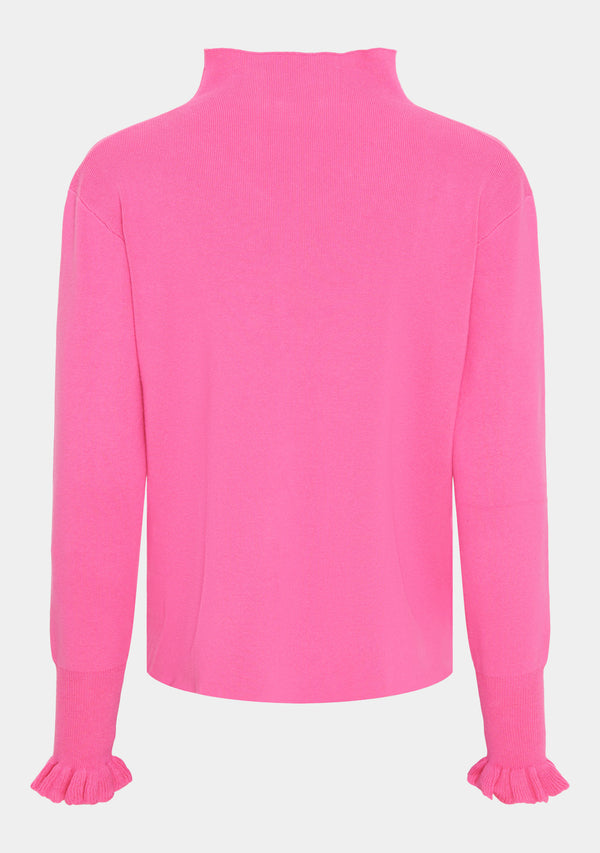 I SAY Frigga New Pullover Knitwear 515 Hot pink