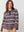 I SAY Frigga Polo Pullover Knitwear N06 Potato Melange Stripe