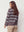 I SAY Frigga Polo Pullover Knitwear N06 Potato Melange Stripe