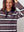 I SAY Frigga Polo Pullover Knitwear N06 Potato Melange Stripe