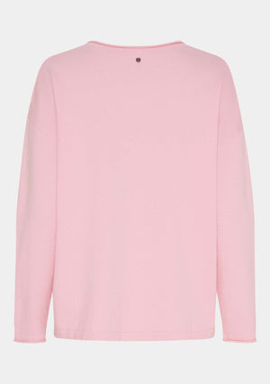 I SAY Frigga V-Neck Knitwear 516 Pink