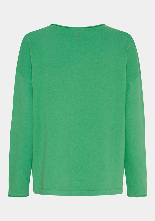 I SAY Frigga V-Neck Knitwear 835 Fresh Green