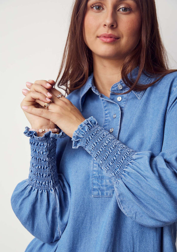 I SAY Ganja Dress Dresses 616 Denim Blue