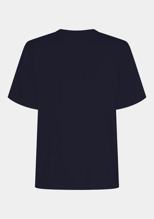 I SAY Gritt O-Neck T-Shirt T-Shirts 640 Navy