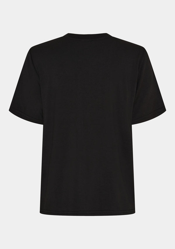 I SAY Gritt O-Neck T-Shirt T-Shirts 900 Black