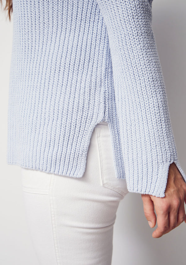 I SAY Gunda Knit Pullover Knitwear 619 Light Blue