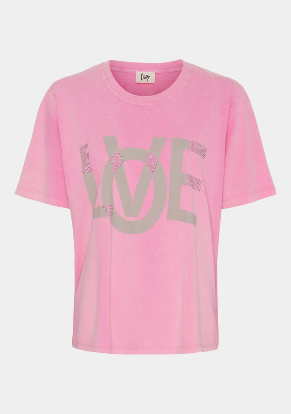 I SAY Haley New T-Shirt T-Shirts 549 Washed Pink