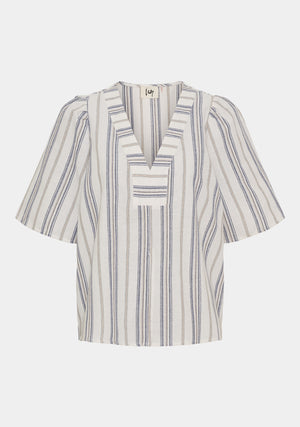 I SAY Haniel Blouse Blouses M74 Bluish Stripe