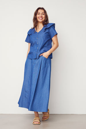 I SAY Heba Shirt Shirts 643 Denim