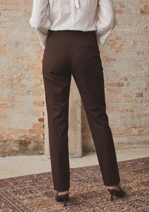 I SAY Isay Chino Pant Pants 356L Dark Brown LONG