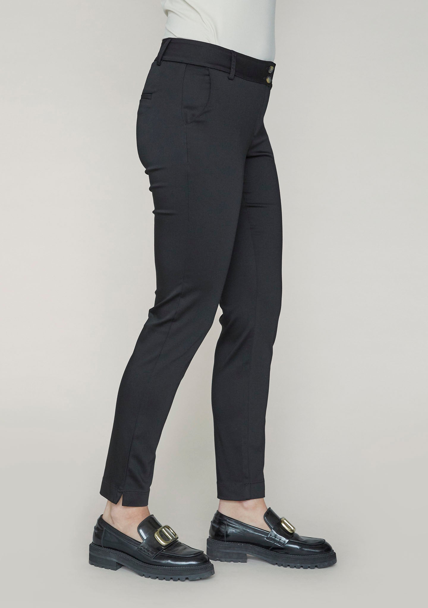 Shop Feel Good Chinos Pants Combo in Faded Black + Solid Black