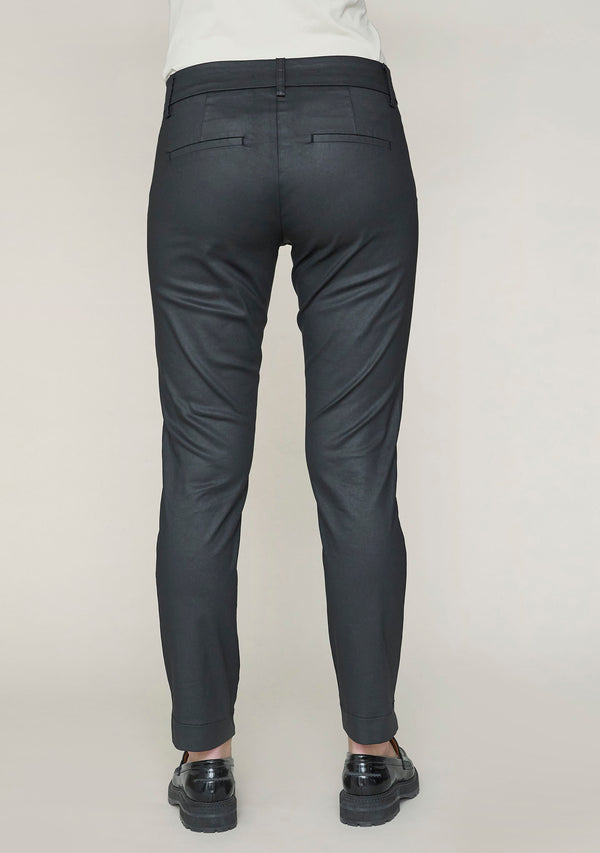 I SAY Isay Coated Pant Pants 900 Black