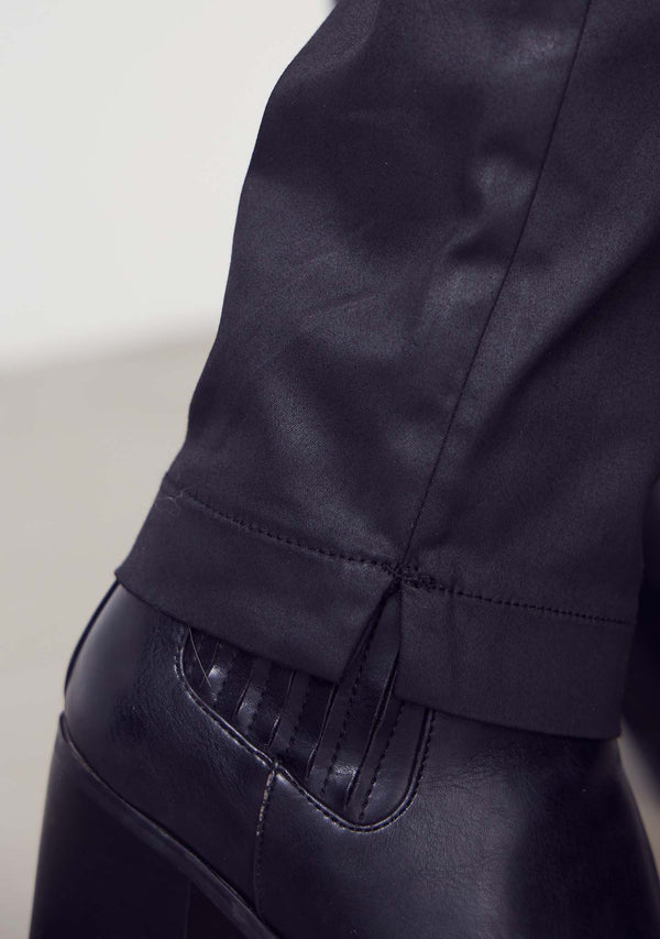 I SAY Isay Coated Pant Pants 900 Black