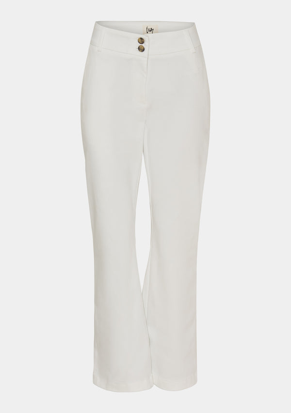 I SAY Isay Flare Pant Pants 101 Broken White