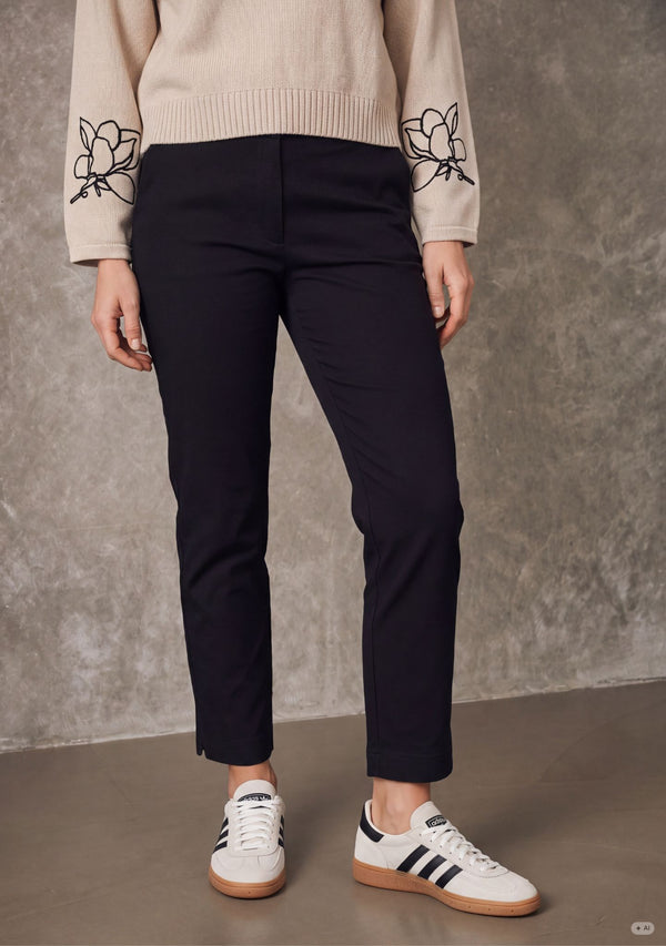 I SAY Isay Highwaist Chino Pants 900 Black