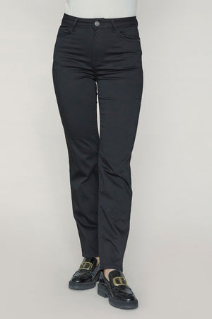 I SAY Isay Long Straight Pant Pants 900 Black