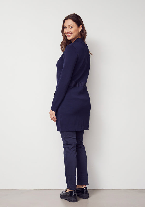 I SAY Jena Button Cardigan Knitwear 640 Navy