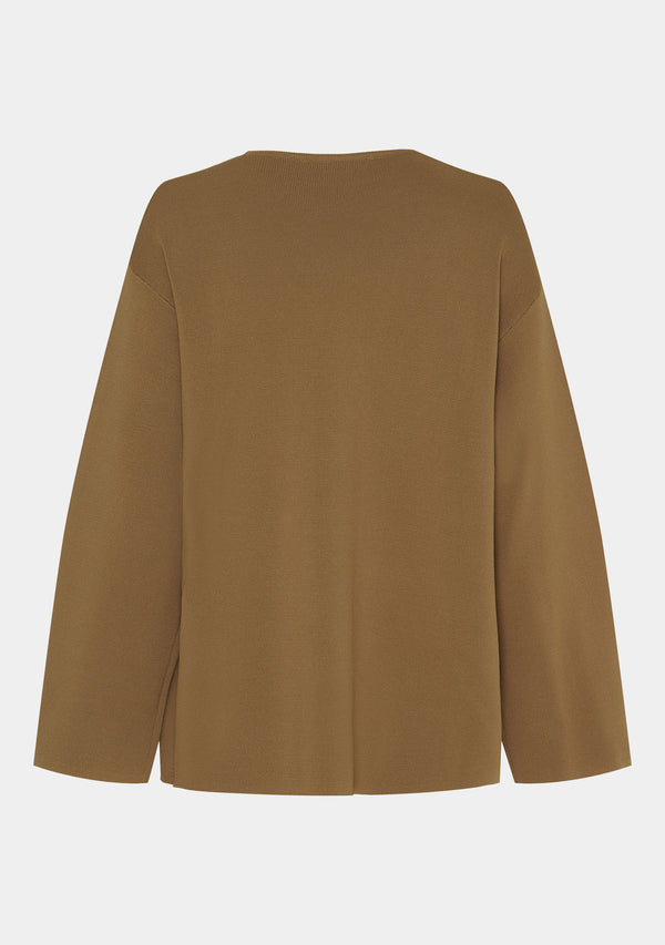 I SAY Jena Cardigan Knitwear 102 Camel