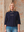 I SAY Jena Poncho Blouse Knitwear 640 Navy