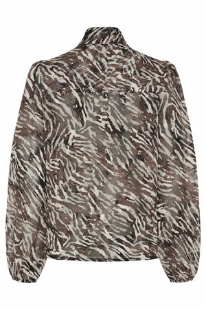 I SAY Jill Blouse Blouses N40 Flowing Brown