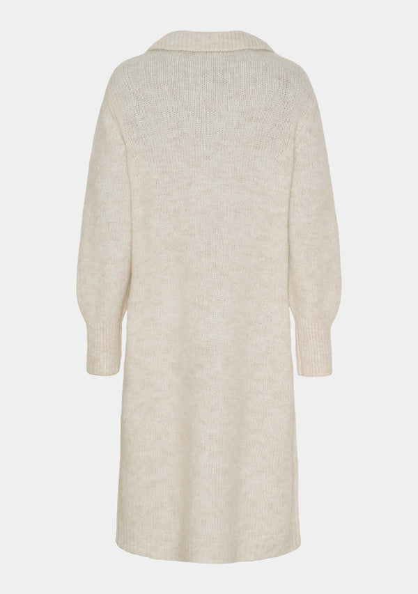 I SAY Joa Long Cardigan Knitwear 101 Broken White