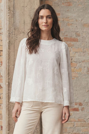 I SAY Juna Blouse Blouses 101 Broken White