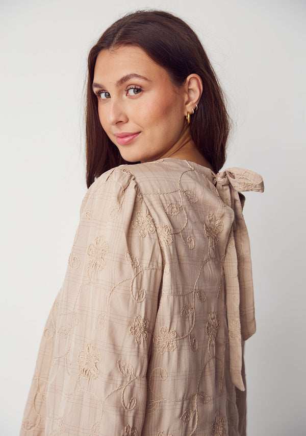 I SAY Juna Blouse Blouses 117 Dark Sand