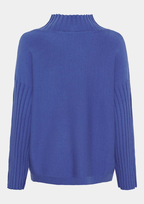 I SAY Kaddy Knit Pullover Knitwear 602 Blue