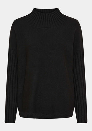I SAY Kaddy Knit Pullover Knitwear 900 Black