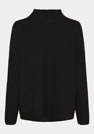 I SAY Kaddy Knit Pullover Knitwear 900 Black