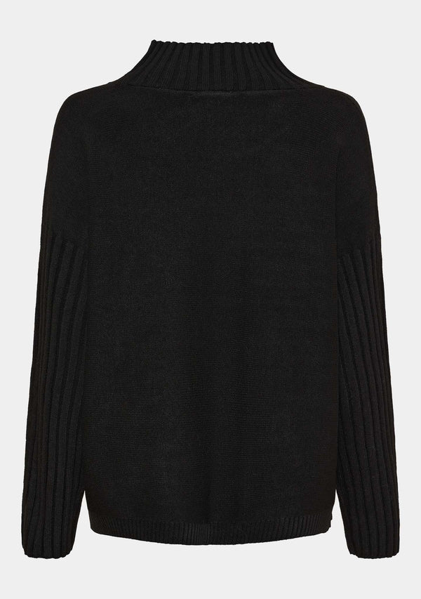 I SAY Kaddy Knit Pullover Knitwear 900 Black