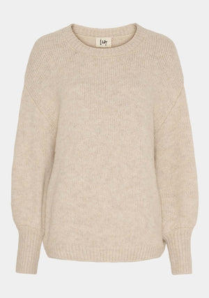 I SAY Kaho Knit Pullover Knitwear 111 Sand Melange