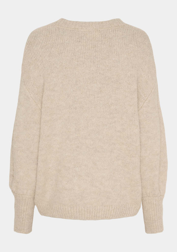 I SAY Kaho Knit Pullover Knitwear 111 Sand Melange