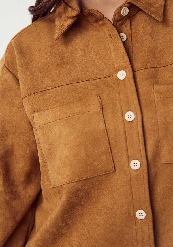 I SAY Kaja Short Jacket Jackets 102 Camel