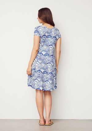 I SAY Kalla Jersey Dress Dresses M71 Blue Seashell