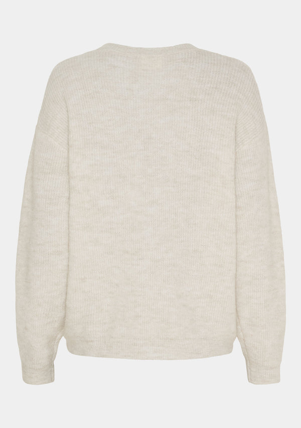 I SAY Kamo Knit Pullover Knitwear 101 Broken White