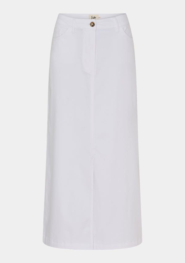 I SAY Karuna Long Skirt Skirts 100 White