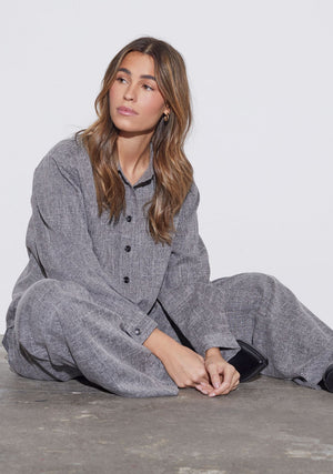 I SAY Kiwi Pant Pants 947 Grey Melange
