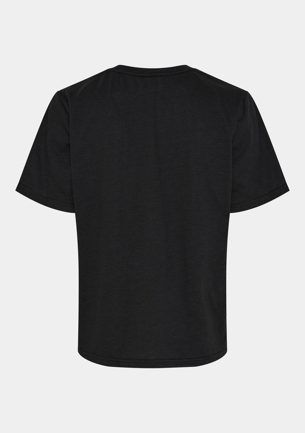 I SAY Kora Lip T-Shirt T-Shirts 900 Black