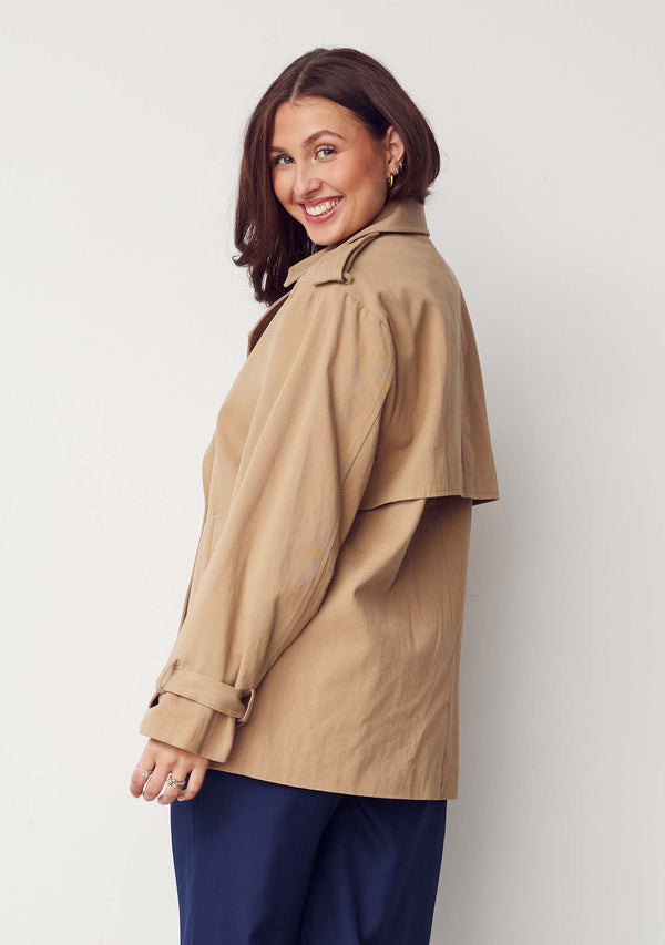 I SAY Lili Trenchcoat Outerwear 102 Camel