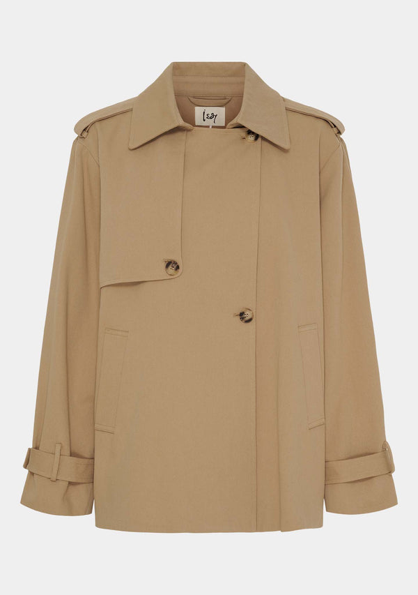 I SAY Lili Trenchcoat Outerwear 102 Camel
