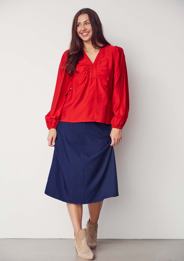 I SAY Liona Skirt Skirts 640 Navy