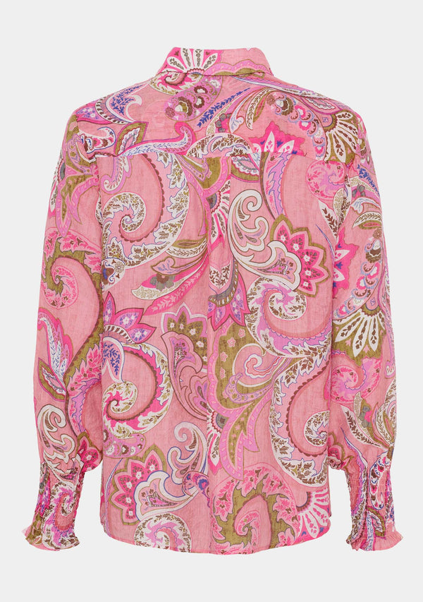 I SAY Lotta Smock Shirt Shirts N14 Rose Paisley