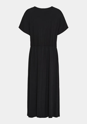I SAY Louis V-Neck Dress Dresses 900 Black