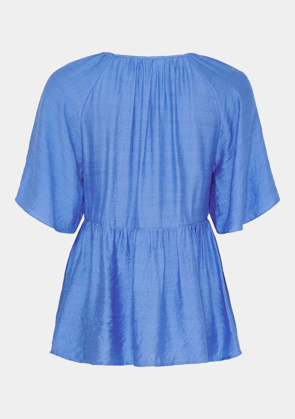 I SAY Margo Smock Blouse Blouses 645 Skyblue