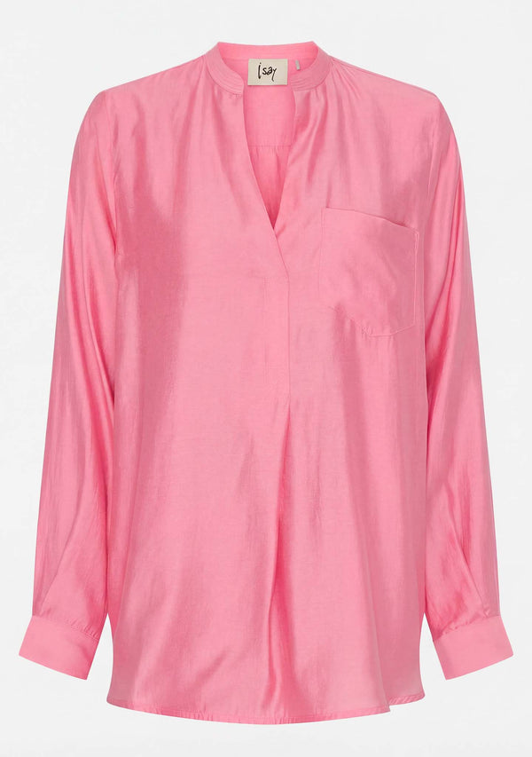 I SAY Marie Long Blouse Blouses 550 Fresh Pink