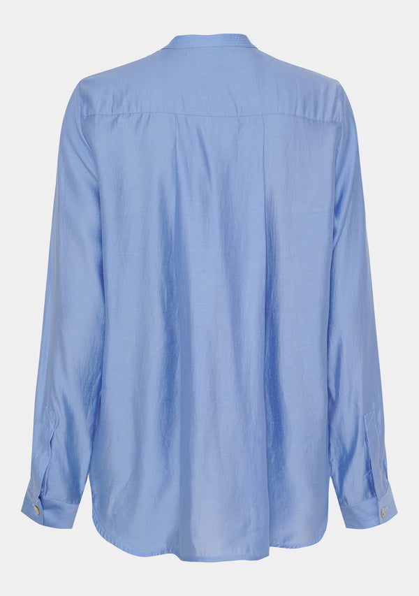 I SAY Marie Long Blouse Blouses 645 Skyblue