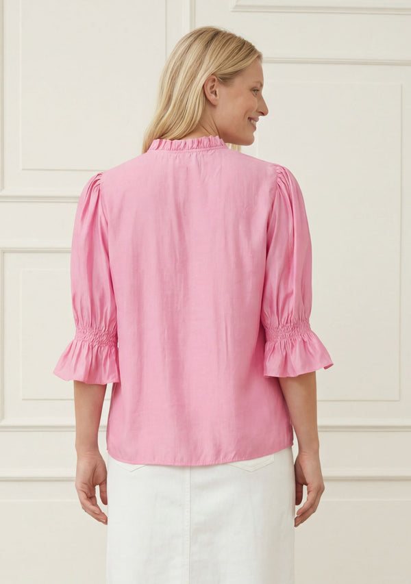 I SAY Marie s/s Blouse Blouses 550 Fresh Pink